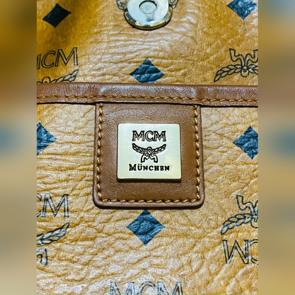 SOLD!!Authentic MCM Large tote - Picture 8 of 12